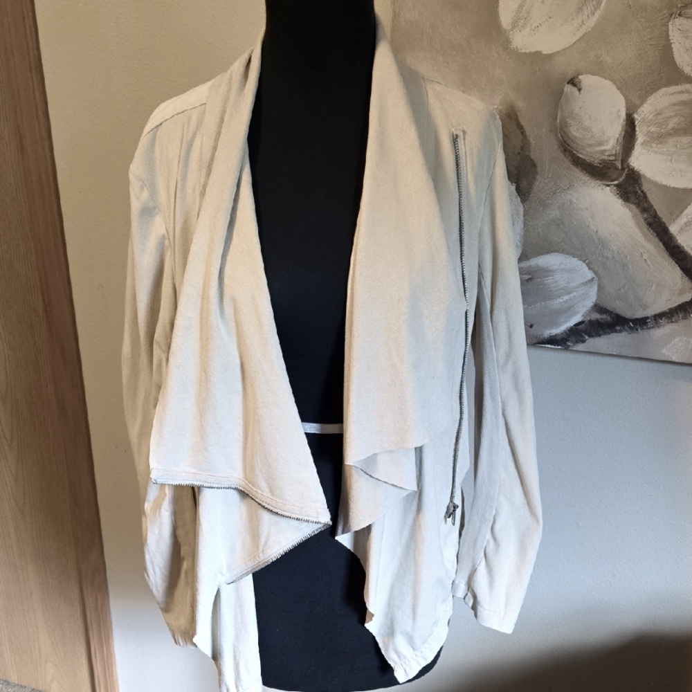 Vigoss Tan Faux Suede Jacket